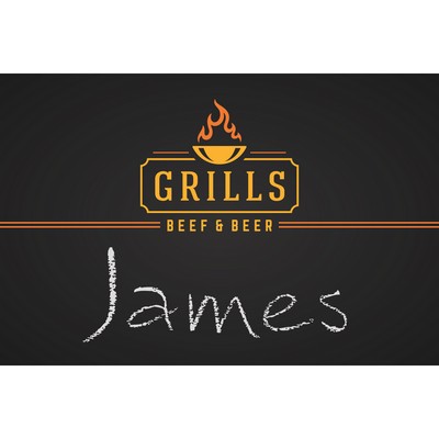 Sacramento Reusable Chalkboard Express Badge (Standard Size 3" x 2")